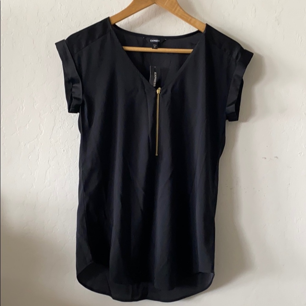 Express silk shirt